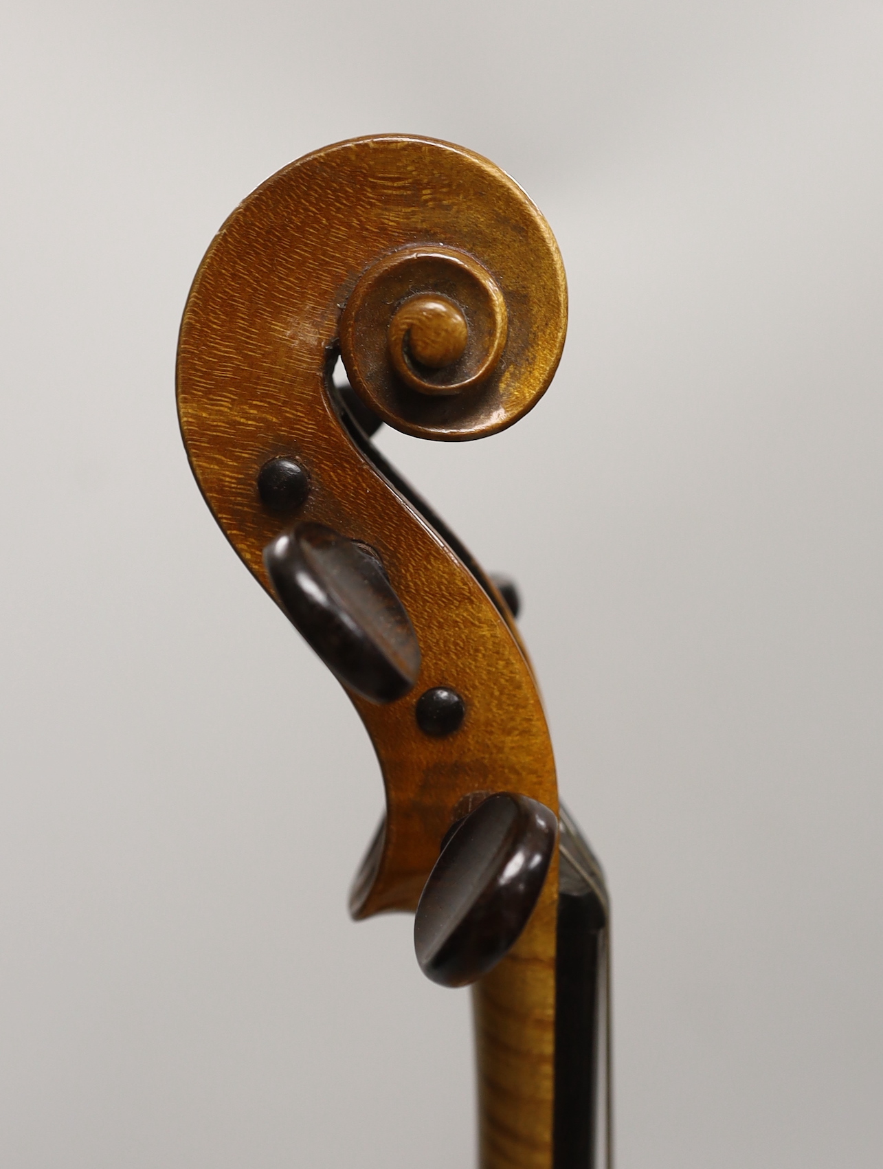 A German violin, late 19th/early 20th century, back 35cm, in case
